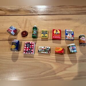 Mini Brands 13 Miniature Food and Drink Collectibles Set Toy